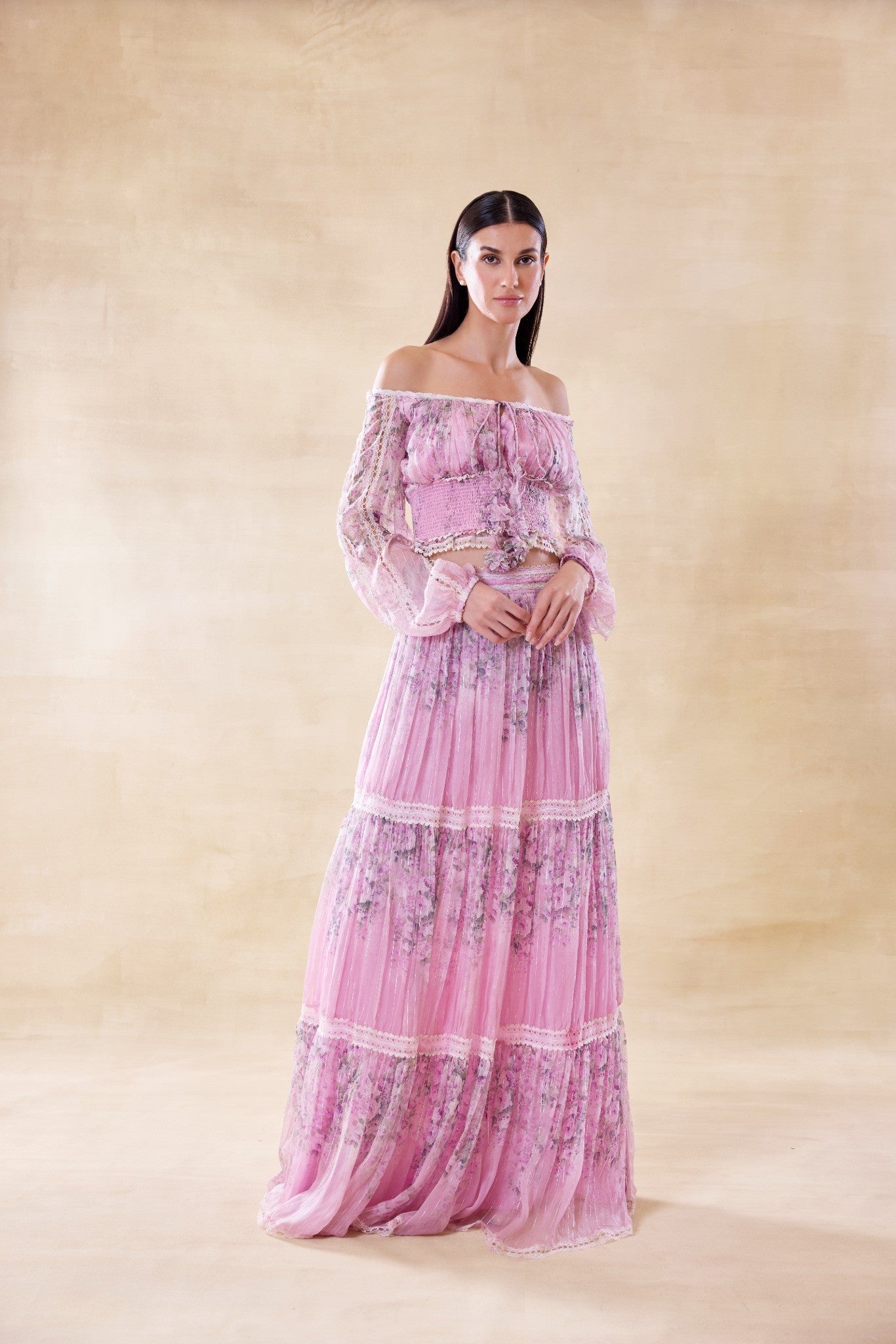 Petal Rhapsody Skirt Set