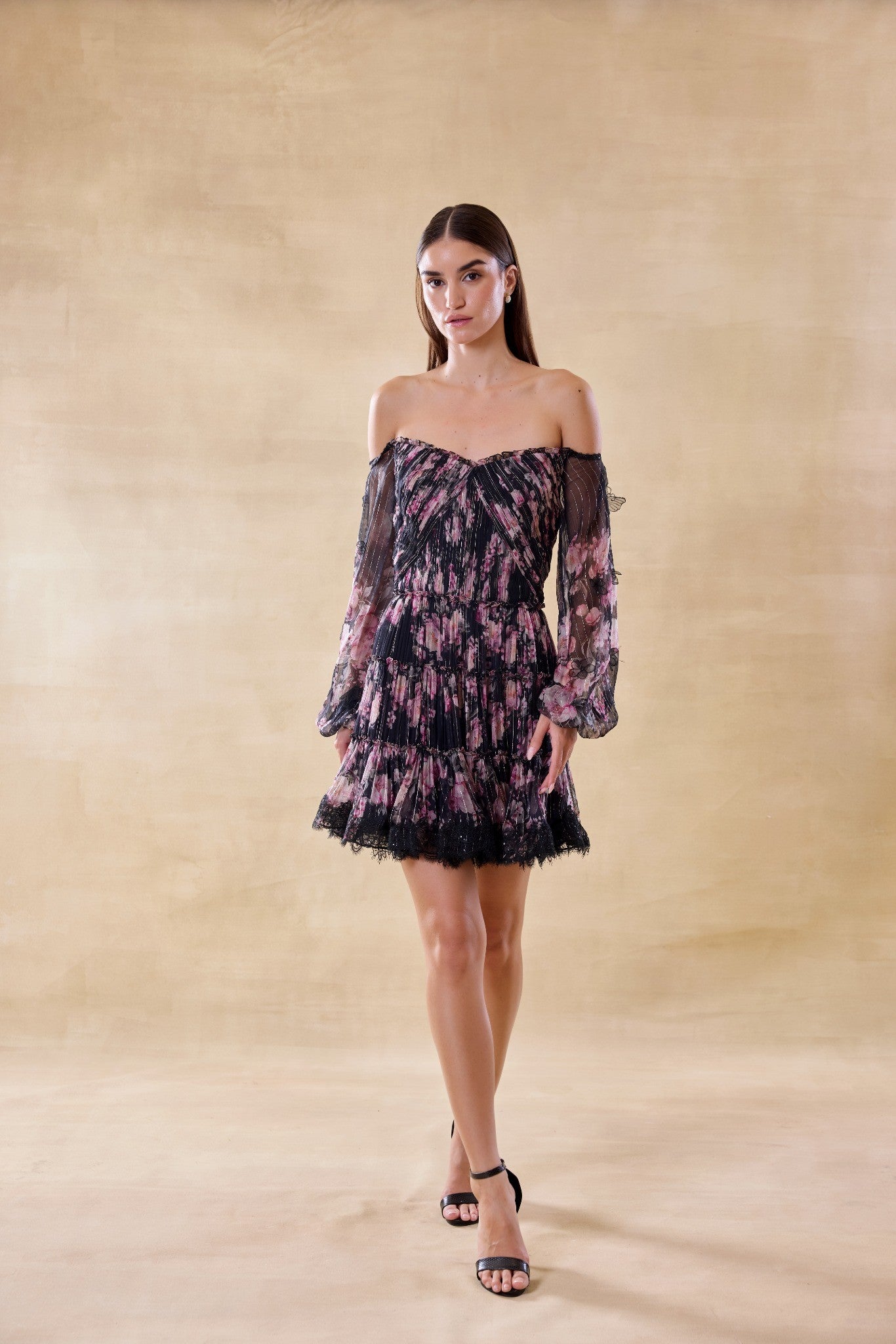 Onyx Drift Short Dress
