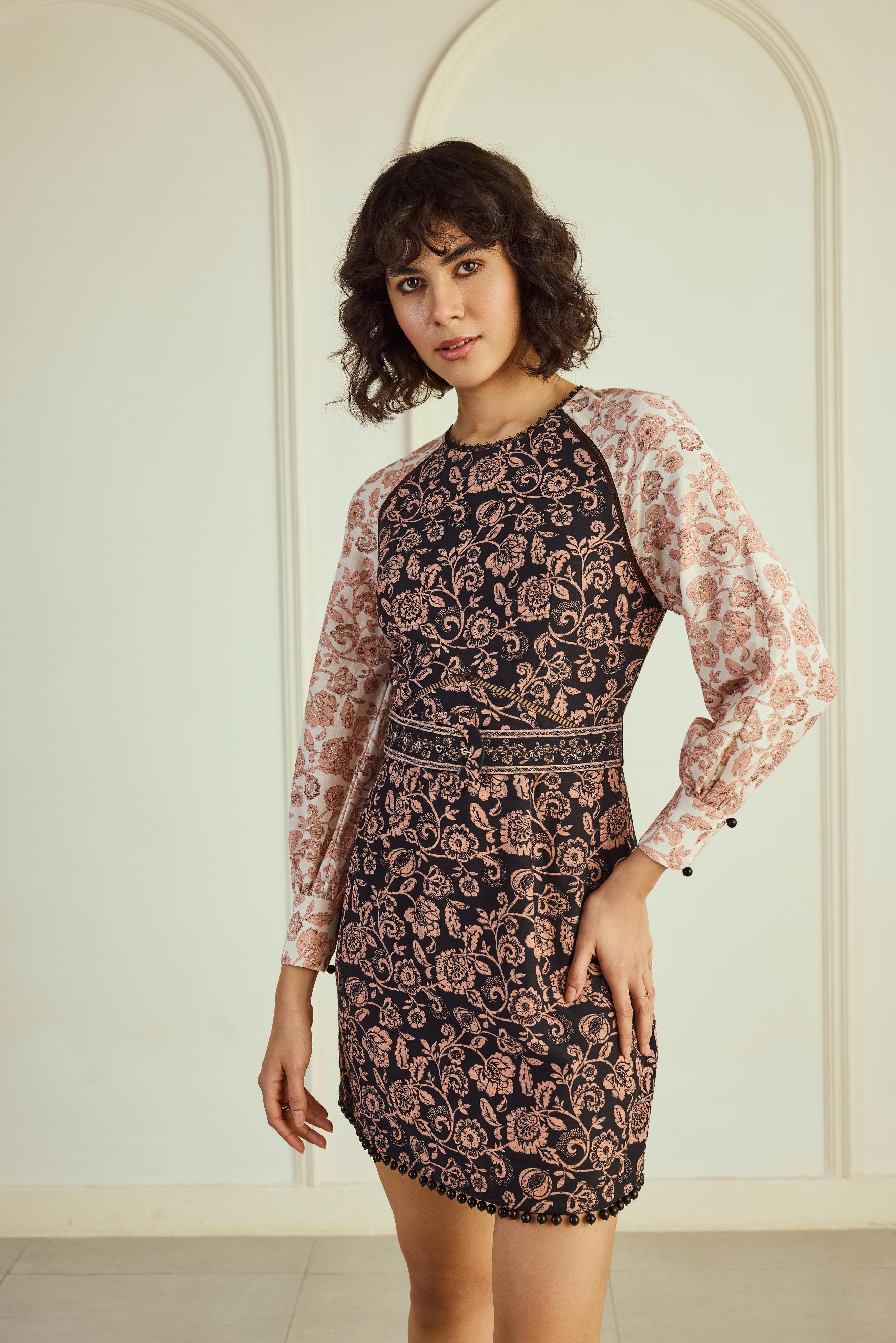 The Noire Fleur Dress