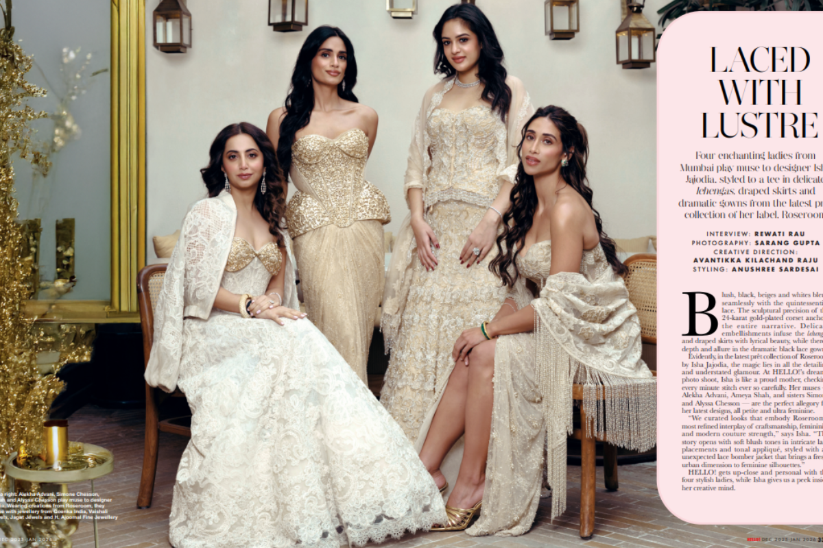 Hello! India Exclusive: Laced with Lustre