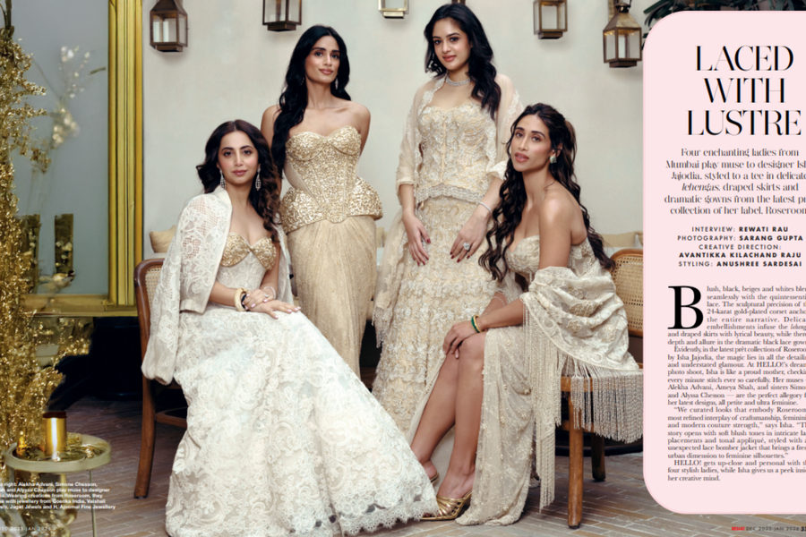 Hello! India Exclusive: Laced with Lustre