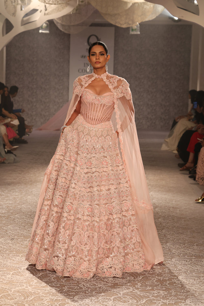 The Pink Serenade Lehenga