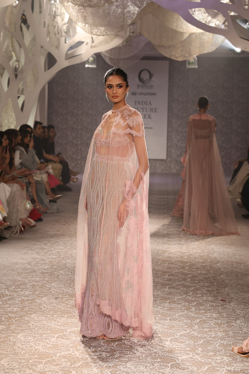 The Starlit Lilac Gown