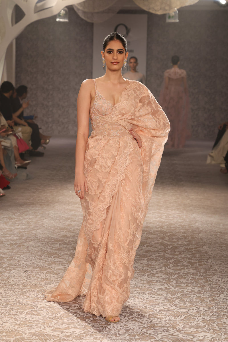 Rose Dusk Saree