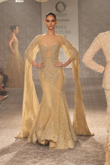 Golden Dusk Gown