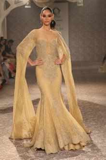 Golden Dusk Gown