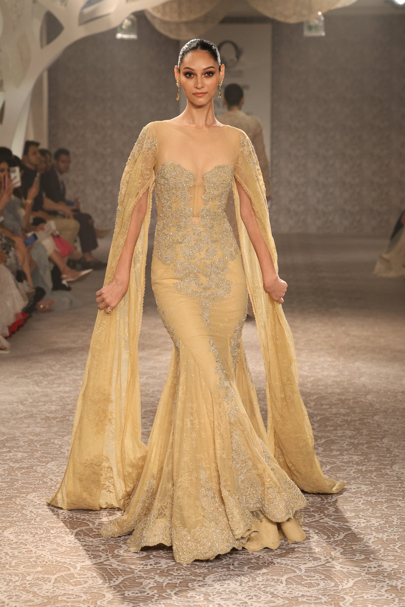 Golden Dusk Gown