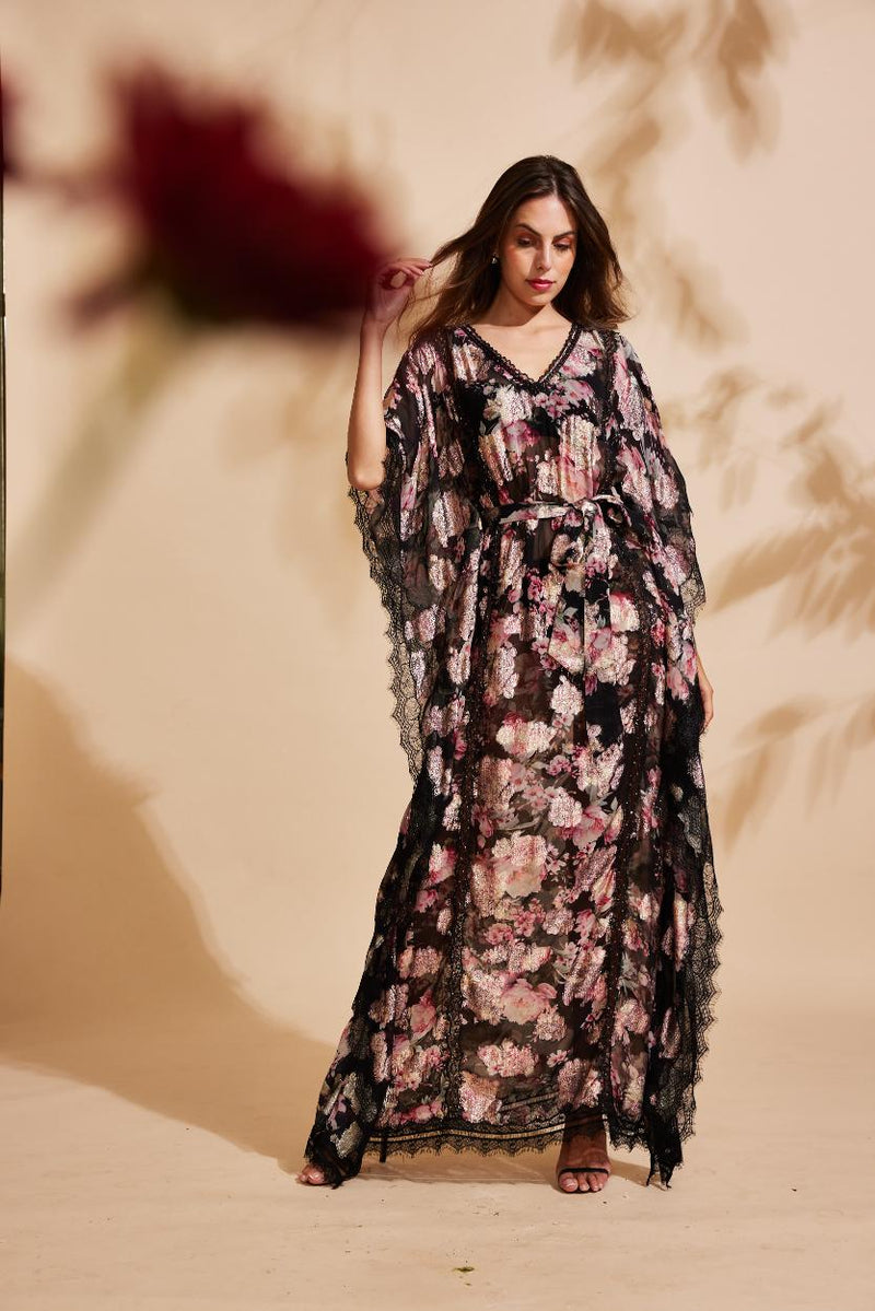 The Noire Fleur Kaftan