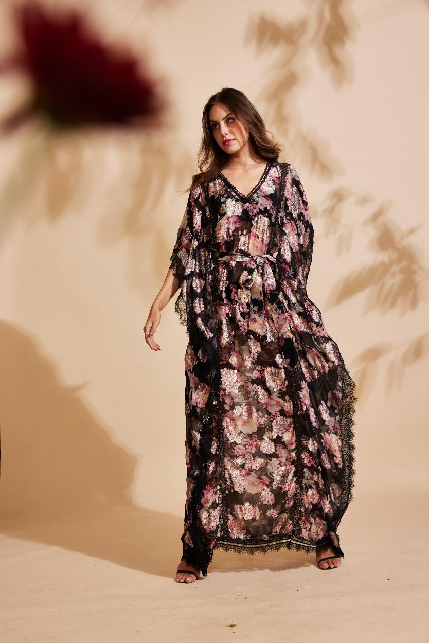 The Noire Fleur Kaftan