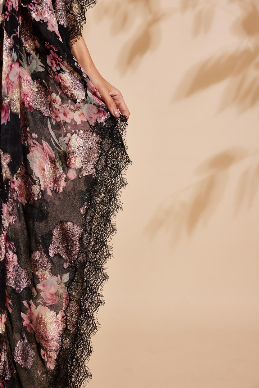 The Noire Fleur Kaftan