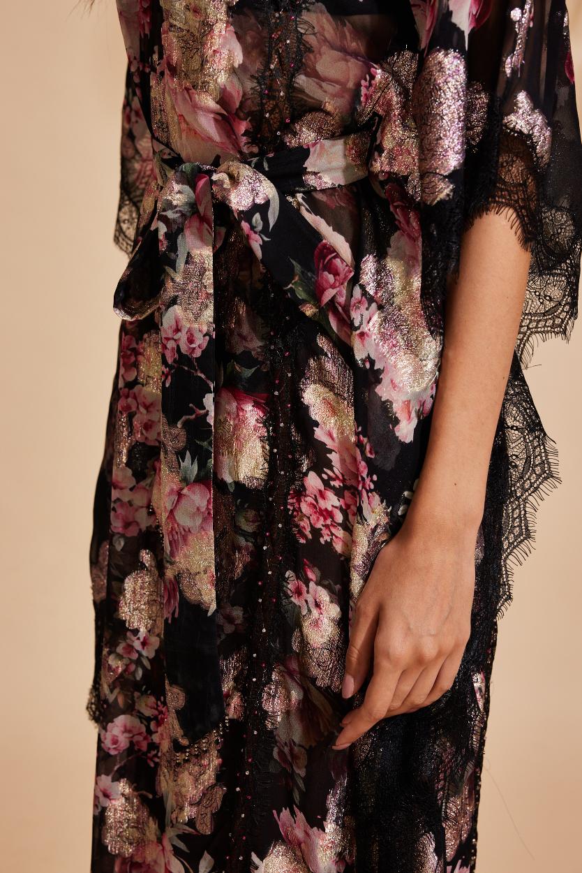 The Noire Fleur Kaftan