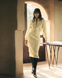 Sunlit Lace Jacket and Skirt Set