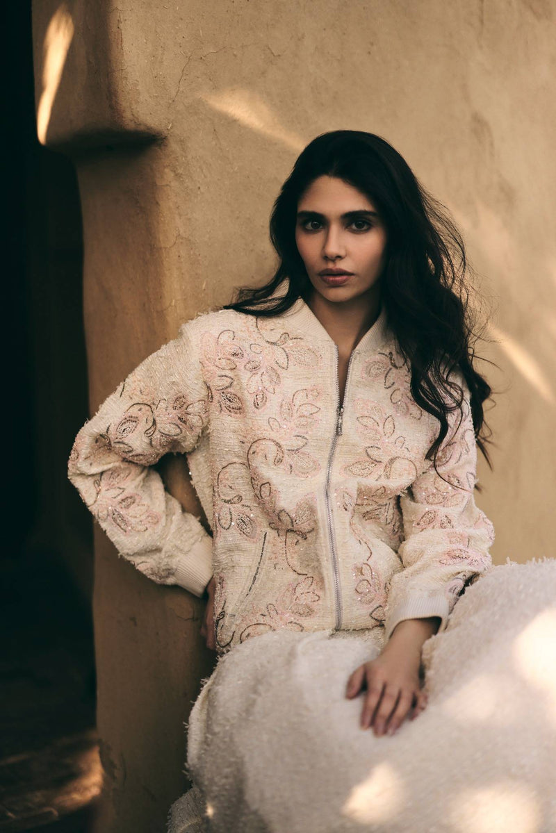 Rose Amour Biege Jacket