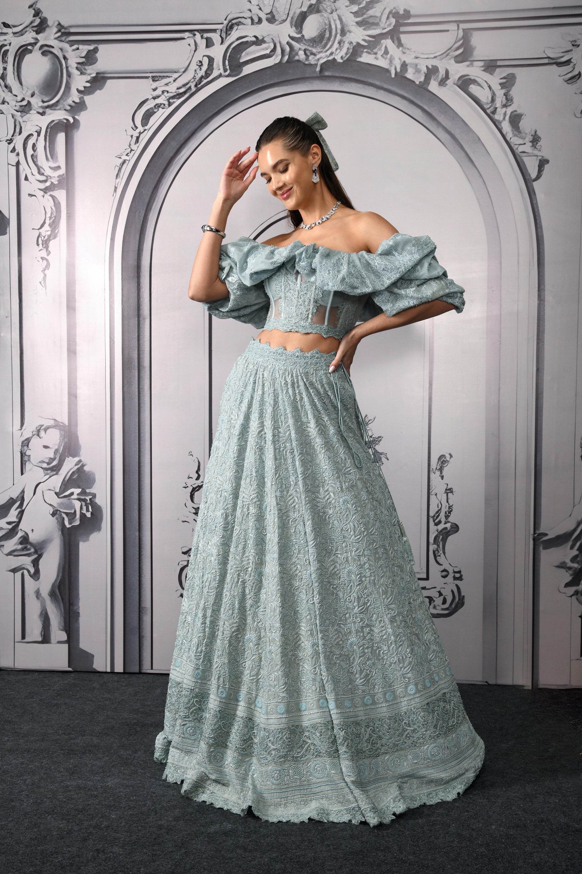 The Céladon Lehenga