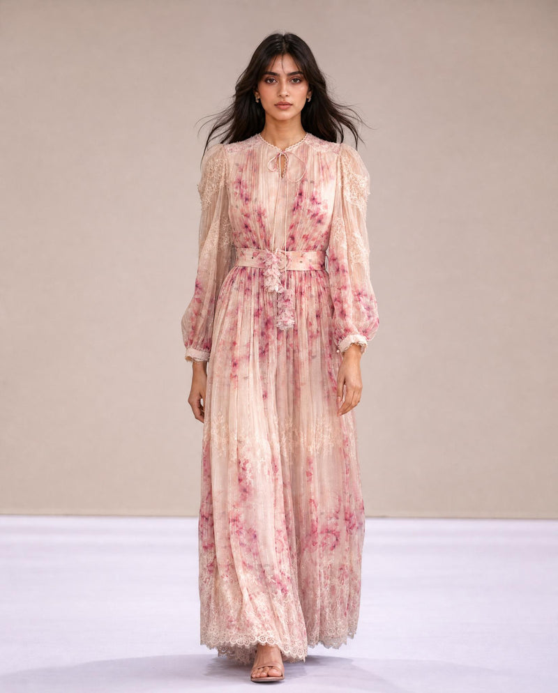 The Rosé Bloom Dress