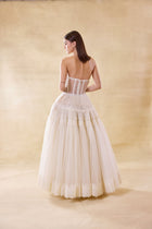 Corseted Tulle Lace Dress