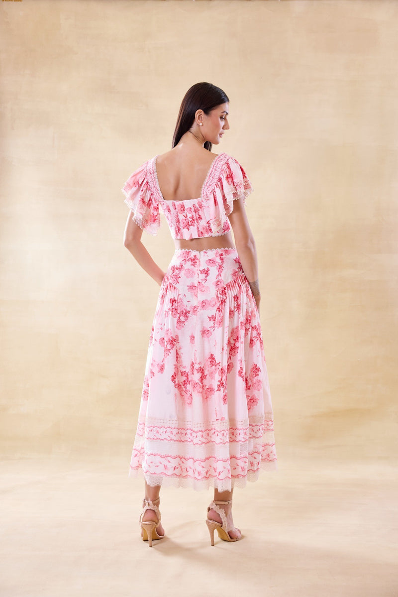 Rosewater Melody Skirt Set