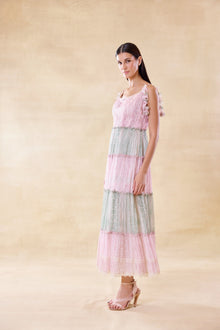 Blush Cascade Dress
