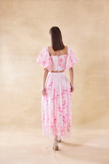 Pink Floral Printed Dress