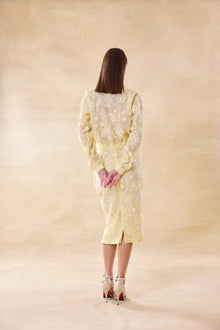 Sunlit Lace Jacket and Skirt Set