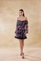 Onyx Drift Short Dress