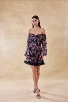 Onyx Drift Short Dress