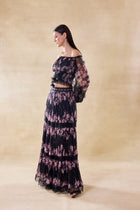 Noir Jardin Skirt Set