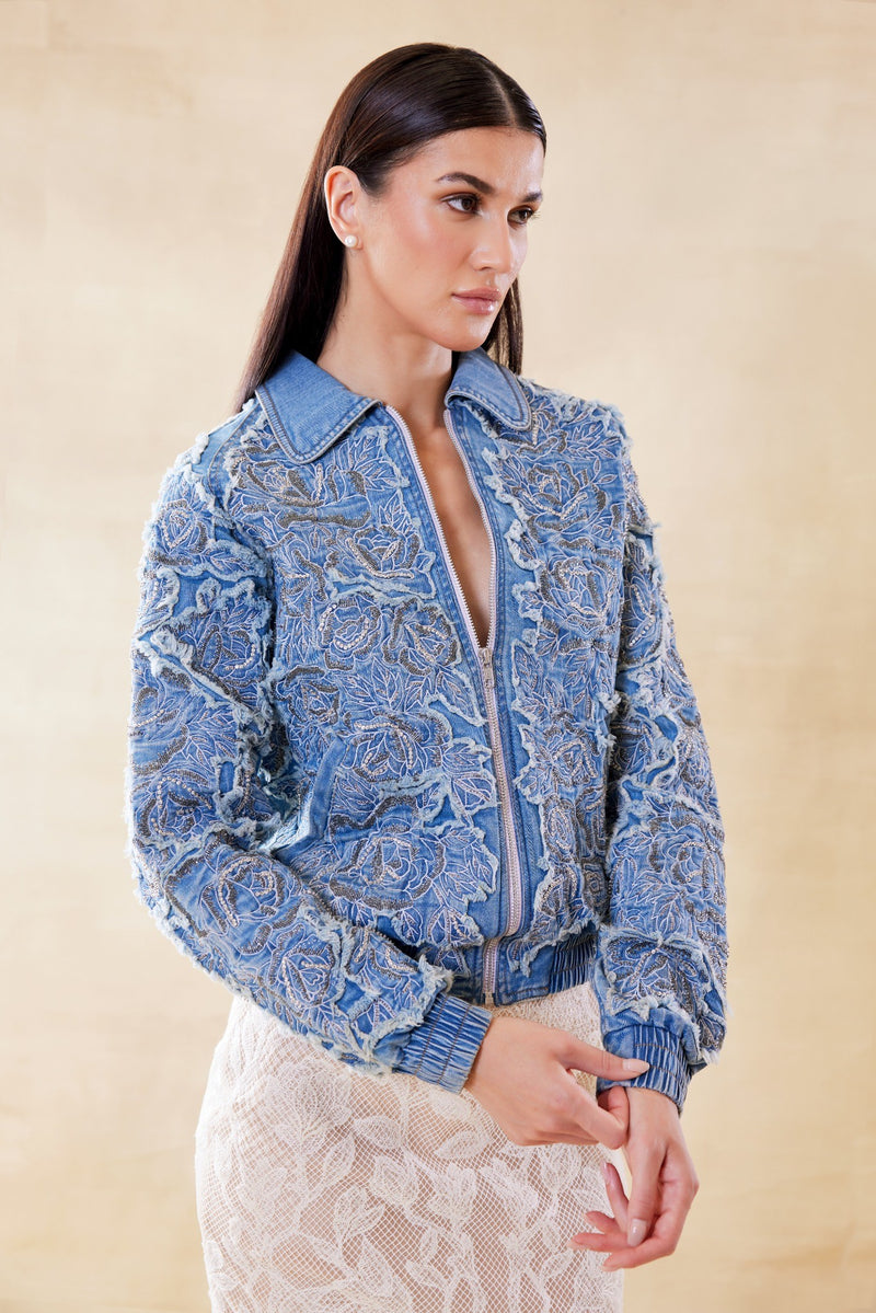 Katdana Rose Blue Jacket