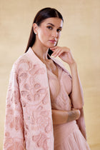Rosé Élan Pink Tweed Bomber Jacket