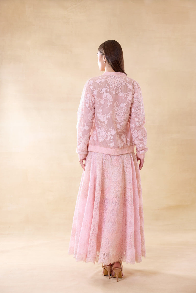 Blush Veil Bomber