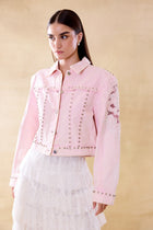 Pink Denim Jacket