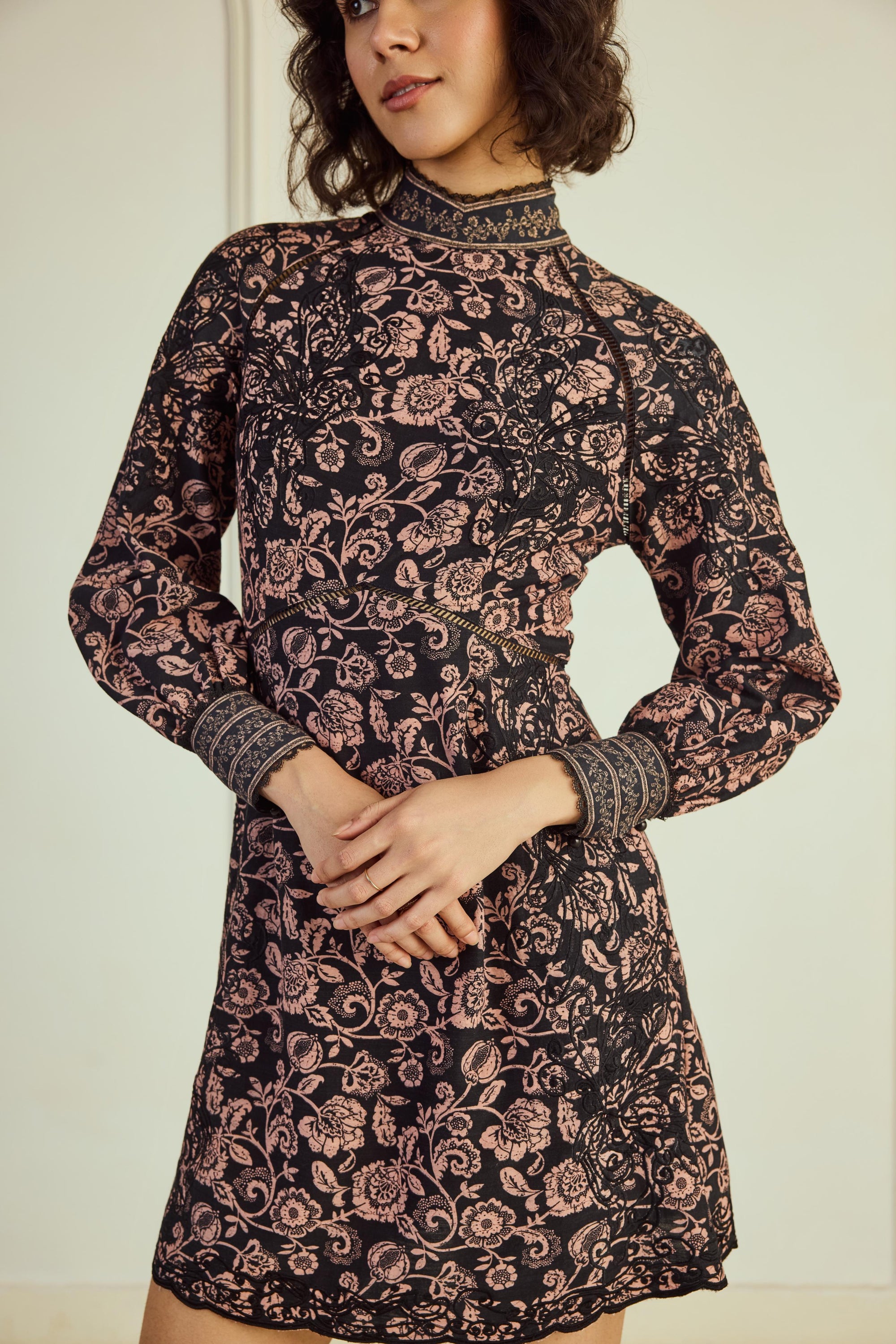 The Noire Jardin Dress